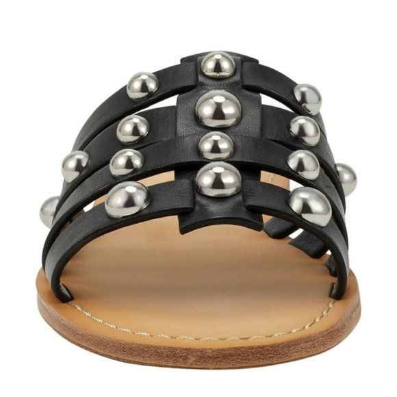 NEW MARC FISHER STUDDED SANDALS - Picture 6 of 9